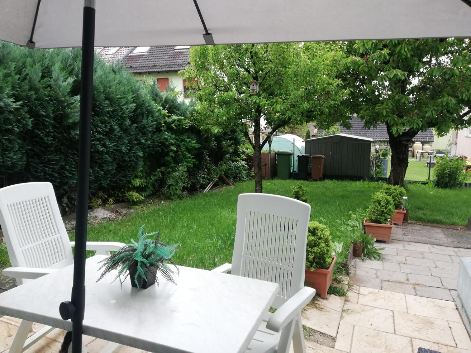 Schoene Ferienwohnung Lehrberg Exteriör bild